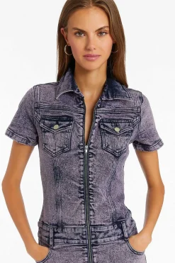 Hot Bianca Denim Dress Women Mini Dresses