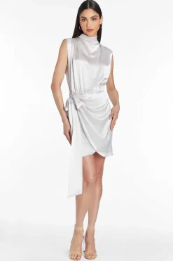Shop Fabiola Silk Dress Women Mini Dresses