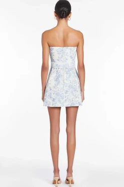 New Fae Dress In Toile Brocade Women Mini Dresses
