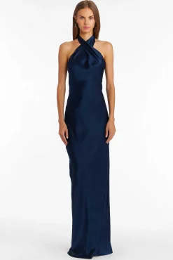 Cheap Jade Silk Maxi Women Maxis & Gowns