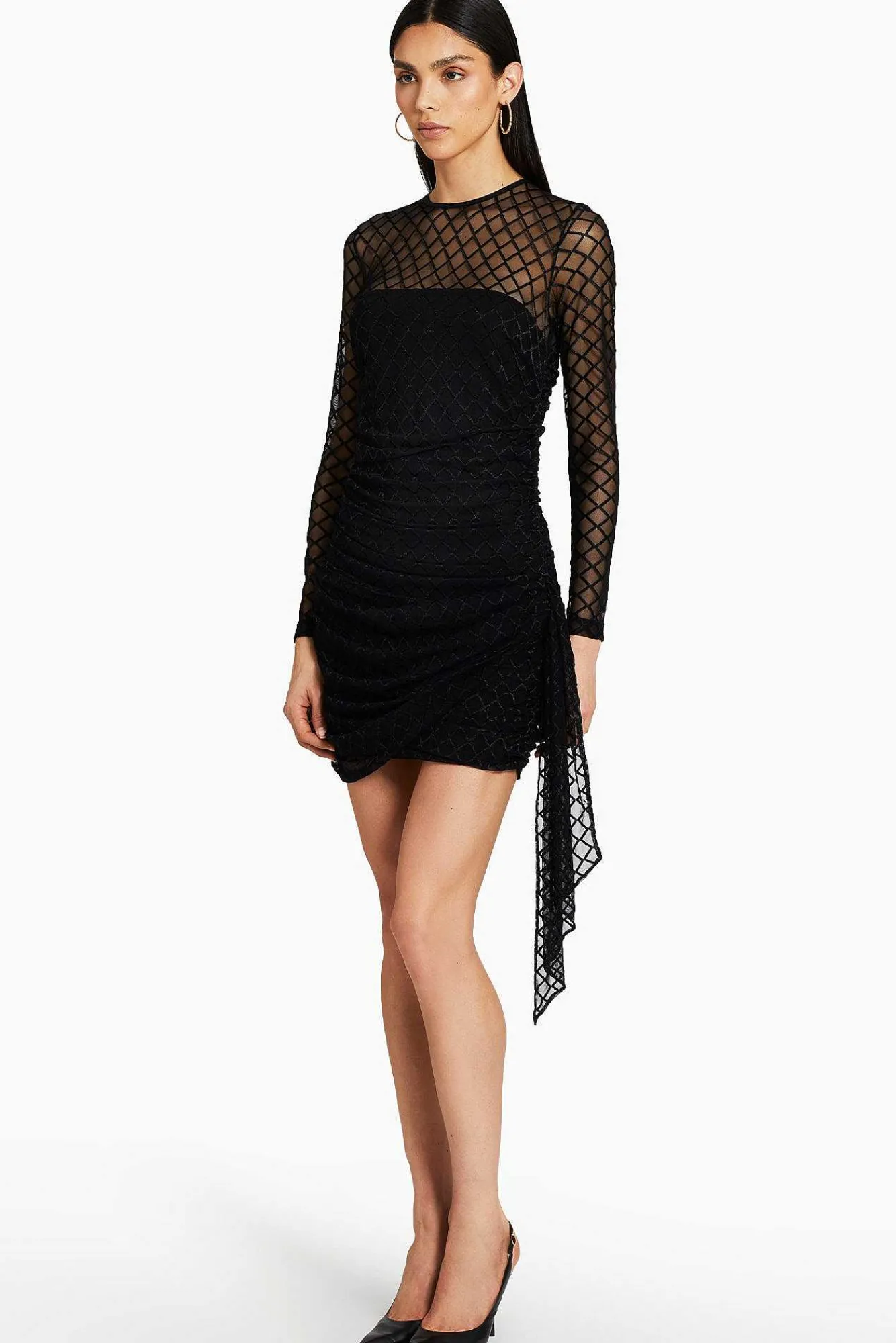 Discount Jasmine Dress In Mesh Women Mini Dresses