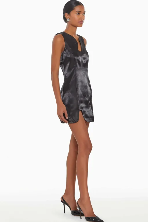 Store Puzzle Dress In Lame Women Mini Dresses
