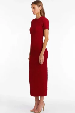 Outlet Rosaria Dress In Knit Women Midi Dresses