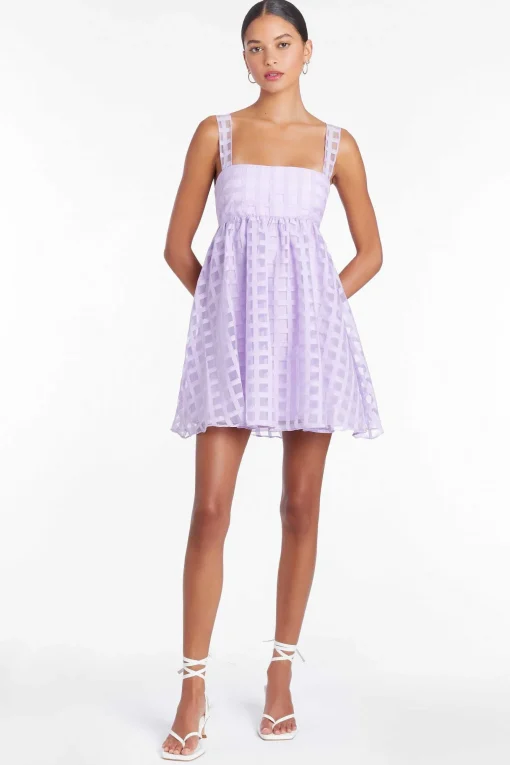 Best Sale Russo Dress In Gingham Women Mini Dresses