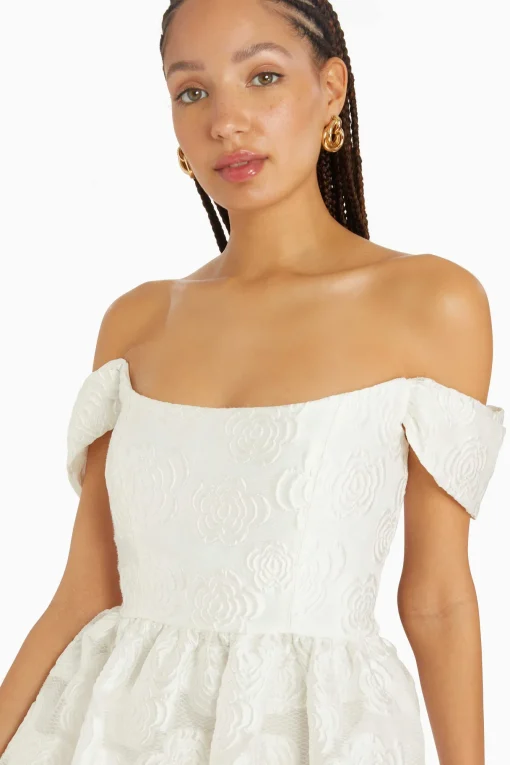 Clearance Valentina Dress In Jacquard Women Mini Dresses
